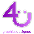 Graphics Designed 4U Logo